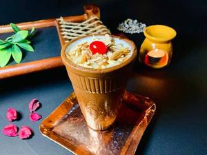 Dry Fruit Lassi Patiala Glass