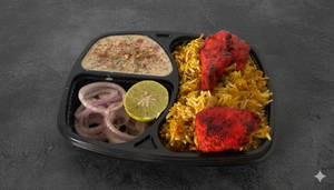 Chicken Biryani Fish Raita