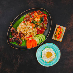 Combo Prawn In Spicy Chili Sauce (Noodle)
