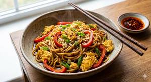 Chilli Garlic Noodles [Egg]
