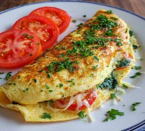 Vegetable Cheese Omelette