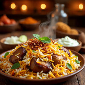 Chicken dum biryani