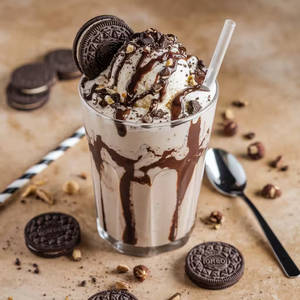Oreo with kitkat thick shake
