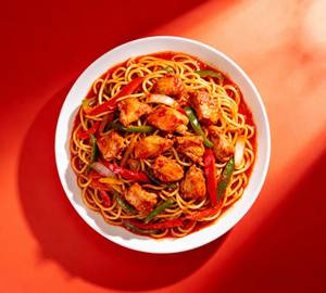 Spicy Schezwan Chicken Noodles