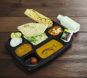 Kathiyawadi thali (evening)
