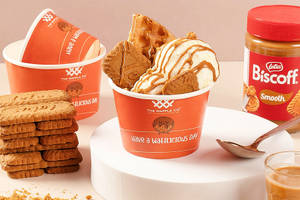 Lotus Biscoff Waffle Sundae
