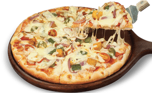 Veggie double cheese pizza [8 inches]