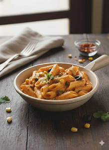 Red And White Mixed Pasta