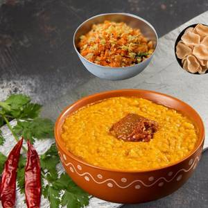 Avakai Pappu Annam 450 Ml + Veg 250 Ml + Fryums + Pickle