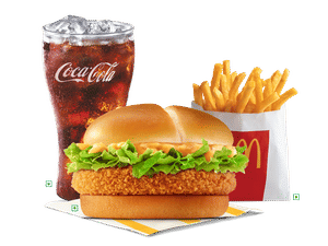 Crispy Veggie Burger Meal