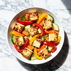Classic Roasted Paneer Salad