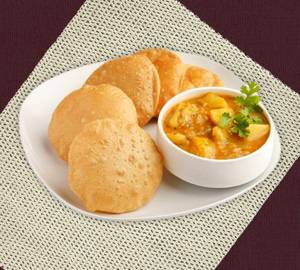 North indian special poori bhaji