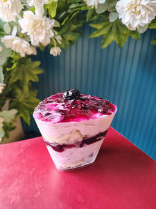 Wild Blueberry Velvet Pudding