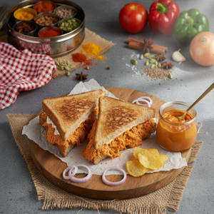 Chicken Korma Sandwich