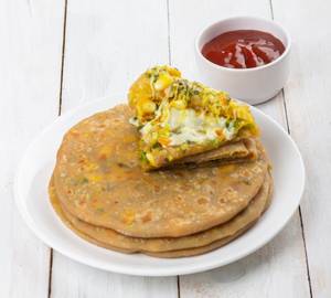 Paneer Pizza Paratha