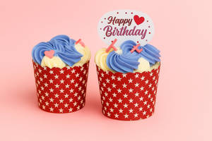Happy Birthday Cupcake [2 pc]