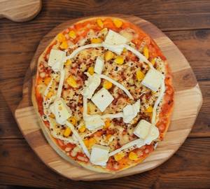 Cheese corn paneer pizza [8 inches]