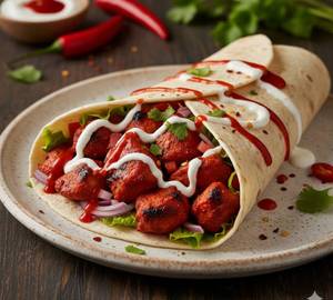 Peri Peri Chicken Shawarma Roll