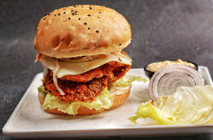 Prawns Popper Burger