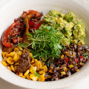 Black Rice Salsa & Tostada
