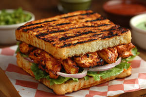 Peri peri chicken sandwich
