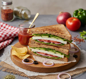 Grilled Cottage Cheese Sandwich