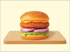 Chatpata Filler Burger [Spicy]