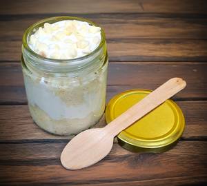 Choco vanilla jar cake