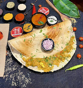 Ghee Roast Masala Dosa
