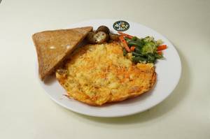 Spaniards Breakfast Omelette (2 Eggs)