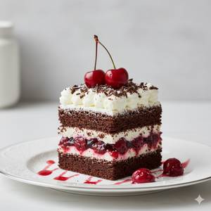 Bento Cake Black Forest Flavour(Weight 100 Gm)