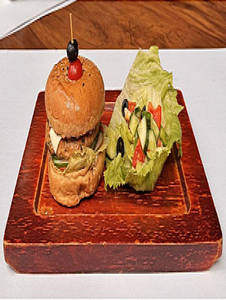Mediterranean Paneer Burger