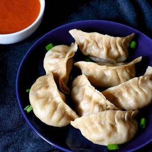 Oven-Baked Cheese Chicken Dumpling Momos