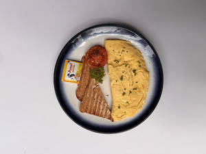 Truffle Mushroom & Spinach Omelet