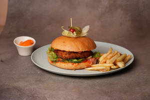 Crispy Fried Chicken Burger