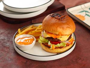 Fiery Fried Chicken Burger