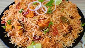 Paneer Tikka Dum Biryani
