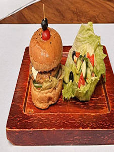Mediterranean Chicken Burger