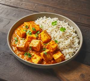 Paneer Masala with Chawal