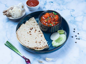 Gobi Manchurian With Bread