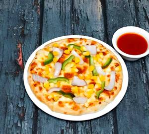 Onion Capsicum Corn Pizza