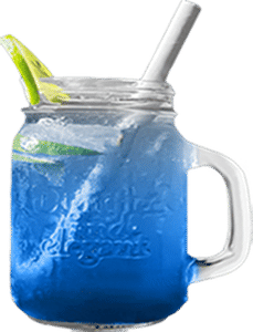 Blue Curacao Mojito.