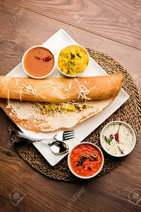 Rawa Cheese Masala Dosa