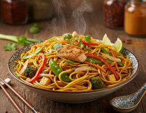 Chicken Singapore Style Noodle