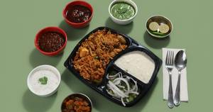 Veg Biryani With Raita
