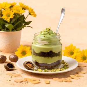 Dubai Chocolate Jar (Kunafa Pista)