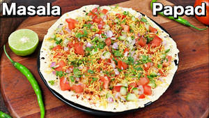 Fried Masala Papad