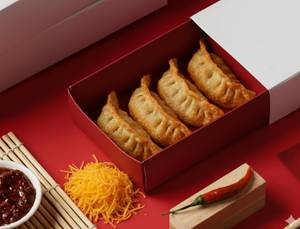 Crispy Fried Cheese Chicken Momos