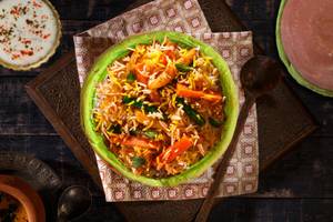 Veg Hyderabadi Biryani - Single Portion