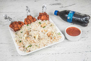 Chicken Fried Rice & Chicken Lollipop